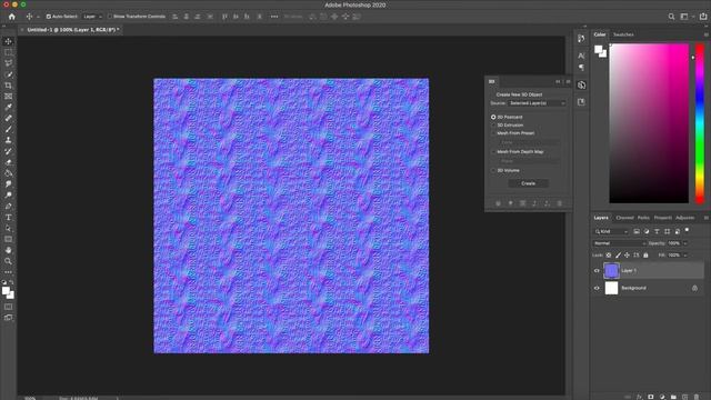 How To Use Photoshop To Make 3D Normal Bump Maps and Height Maps in SECONDS! смотреть онлайн