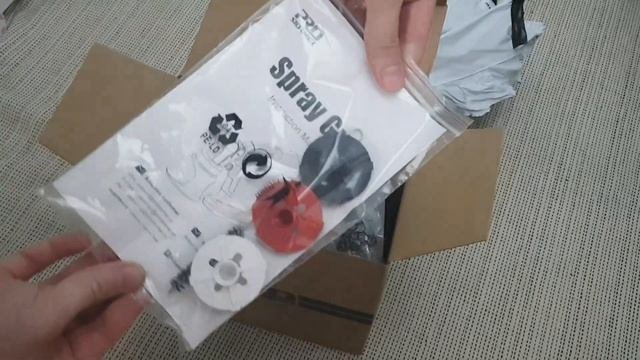 Распаковка краскопульта от ПроСтормер (ProStormer) с AliExpress. Пульверизатор работает от 220в