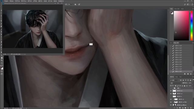 " 산화 散花 "┃Photoshop painting process смотреть онлайн