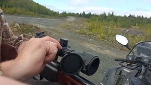 Ружьё ИЖ-94 "Тайга", пристрелка перед охотой.
