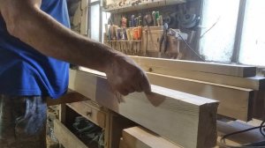 разметка проушин на стоевых брусках