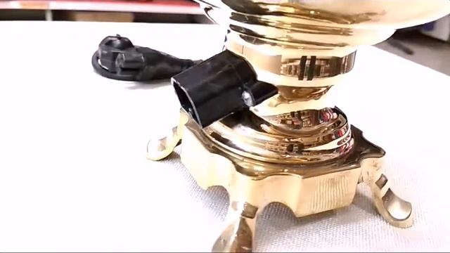 Тульский электрический самовар 3 литра желтый овал завод Штамп Самовары.ком(samovary.com) смотреть онлайн