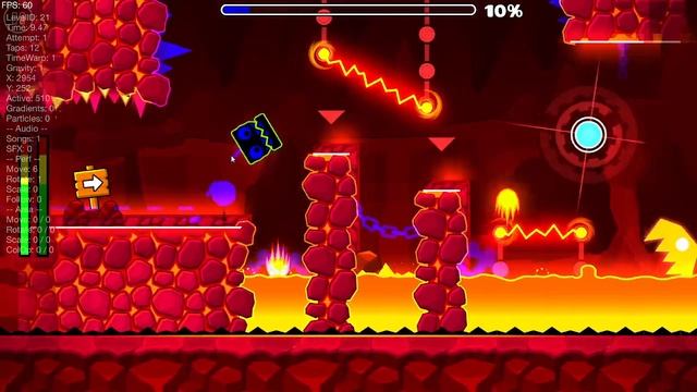 как пройти любой уровень в Geometry Dash 2.2 багом