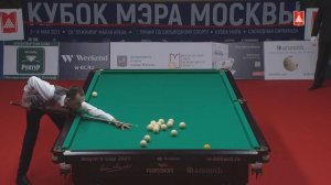 ФИНАЛ Белозёров Дмитрий - Крыжановский Сергей IX турнир по бильярдному спорту « Кубок мэра Москвы»