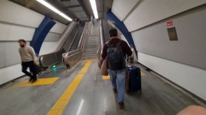 Как добраться из аэропорта ist в Стамбуле на новом метро в город.