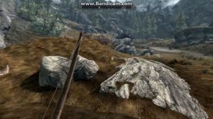 Skyrim The Wanderer ep2, running with a stick