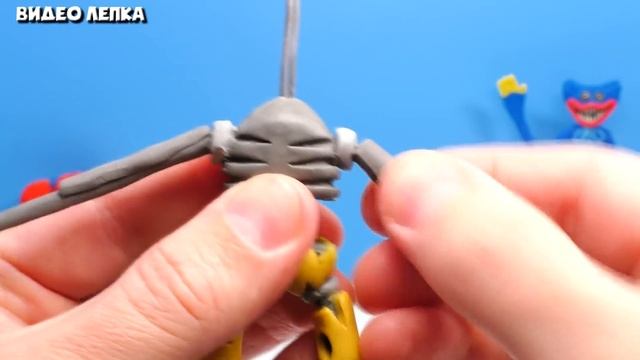 Лепим Золотого Хагги Вагги ✋ Кошмарный Аниматроник Poppy Playtime | Видео Лепка смотреть онлайн