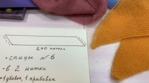 НЕОБЫЧНЫЙ ШАРФ — поперечное вязание — в нашем проекте «ВЯЗАТЬ  ЛЕГКО»