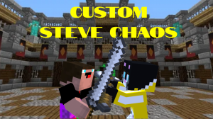 Castom steve chaos на сервере cristalix, одиночный режим и первое место!