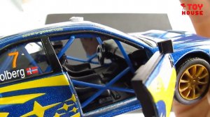 Про машинки Subaru Impreza (Субару Импреза) обзор гоночной модели масштаб 1:36