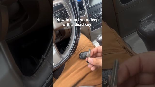 How to start your Jeep/Chrysler if your key fob dies.