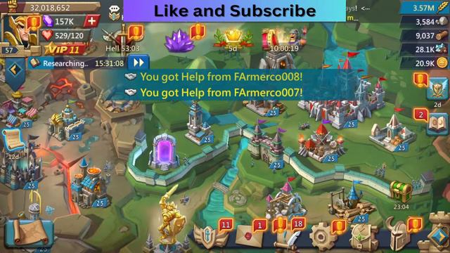 New Account NEW Kingdom 1371, Getting T4? [2] - Lords Mobile смотреть онлайн