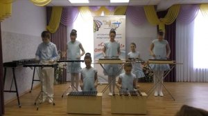 65 Русская народная колыбельная «Сон идет по лавочке» обр. Хохрякова,  11-13 Анс " МеЧталлофонисты"