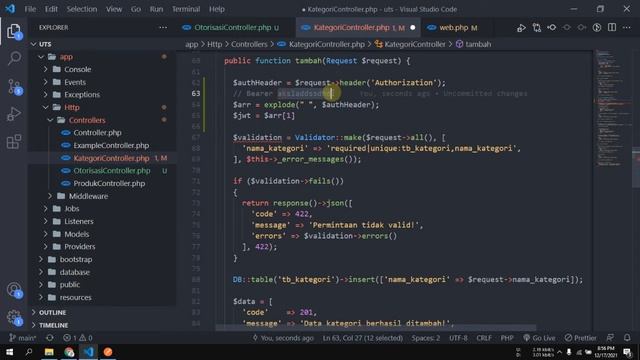 Tugas Web Service - Implementasi JWT, Caching, dan Idempotency pada REST API смотреть онлайн