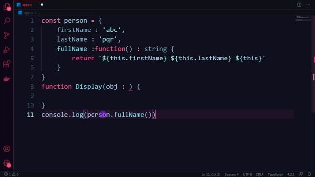 TypeScript Interface in Tamil part-2 смотреть онлайн