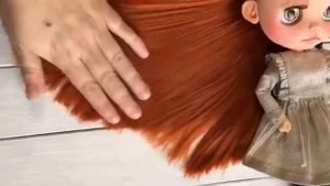 Кукла Блайз , волосы куклы, кастом блайз, blythe, custom Blythe