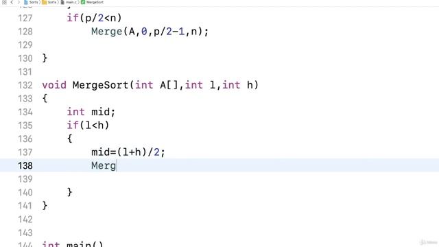 Let's Code Recursive Merge Sort смотреть онлайн