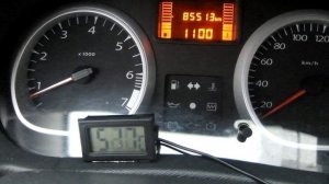 DUSTER Дачик температуры на рено Сандеро Логан
