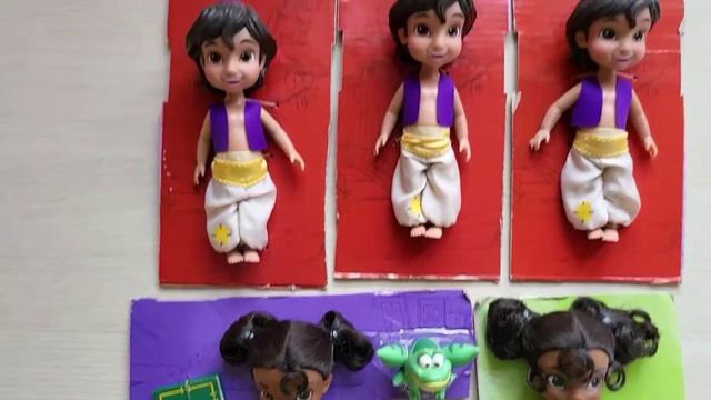 Куклы мини-Дисней: Тиана и Алладин США магазин Стефадоллс