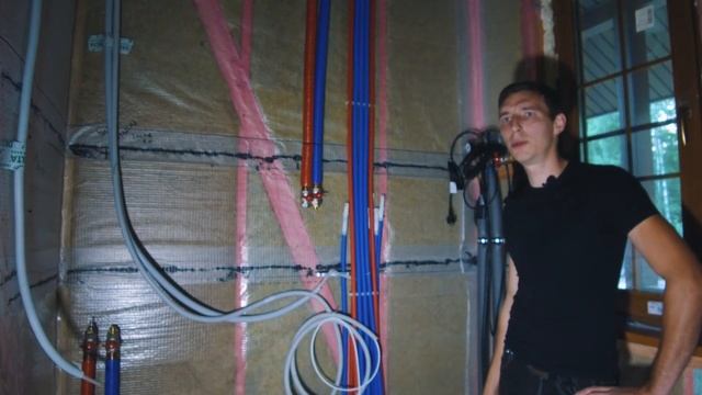 Как строится каркасный дом! Дневник строительства часть 12. Отопление, электрика, вентиляция. 18+ смотреть онлайн