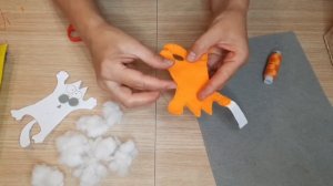 Брелок из фетра "Кот Саймон"
