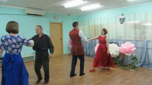 "Фигурный вальс", студия исторического танца "Фиолент"