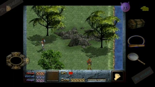 Dink Smallwood EP 1. Introduction to game. Fight beast in the cave|| Let's play Dink Smallwood смотреть онлайн