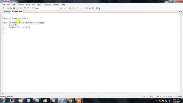 For Loop [ JAVA Example ]