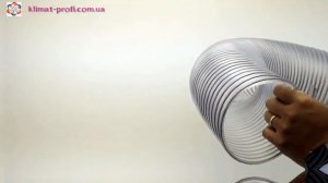 Гибкий воздуховод из ПВХ А1 аспирационный трубопровод