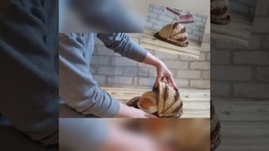 Хлебница из бумажной лозы .