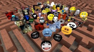 ALL FULL NICO'S NEXTBOT, 2D NEXTBOTS, OBUNGA NETBOT NEW UPDATE In Garry's Mod #105