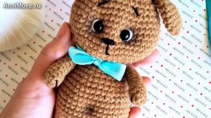 Амигуруми: схема Щенок Бублик. Игрушки вязаные крючком - Free crochet patterns.