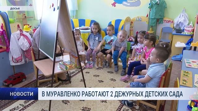 В МУРАВЛЕНКО РАБОТАЮТ 2 ДЕЖУРНЫХ ДЕТСКИХ САДА смотреть онлайн