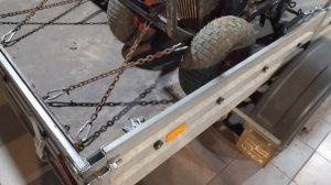 Лучший способ крепления тележки с мотором и тележки с лодкой пвх в прицепе