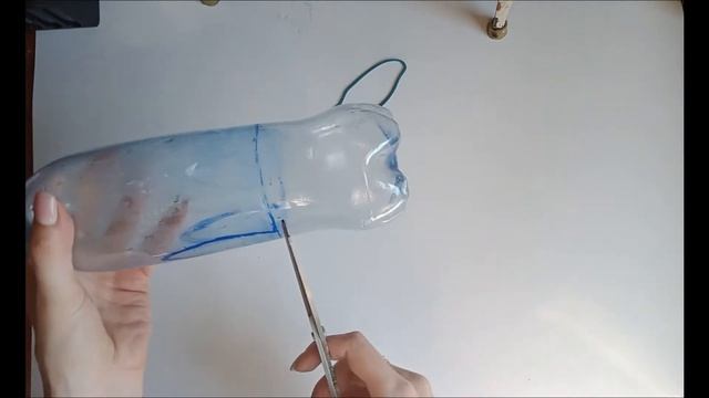 Мастер-класс. Цветочный горшок из пластиковой бутылки смотреть онлайн