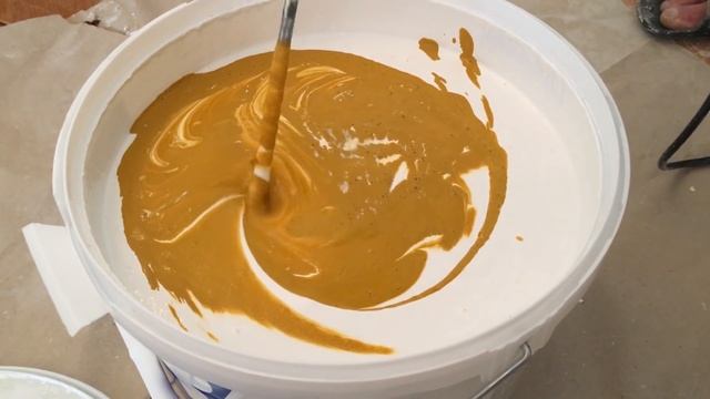 Как размешать краску с красителем