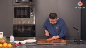 Как делать САШИМИ из лосося?  Шеф-повар Сергей Лигай  открыл рецепт приготовления САШИМИ из ЧАВЫЧИ