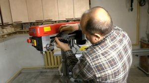 Радиально сверлильный станок JIB RDP 86016F Сборка, обзор.