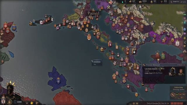 Crusader Kings 3 / Gameplay ITA - GodHerja Mod #12 [All'arraffo] смотреть онлайн