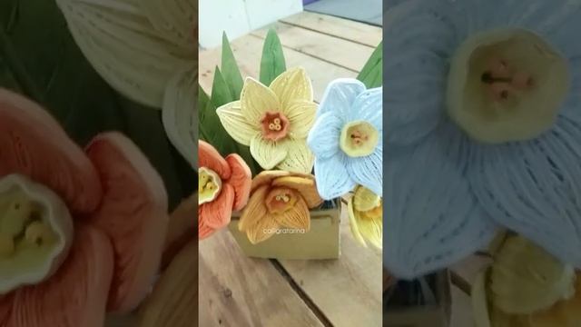 QUILLING DAFFODIL FLOWERS @CALLIGRATARINA смотреть онлайн