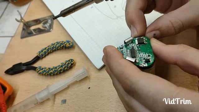 Замена аккумуляторов для шуруповерта