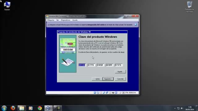 INSTALACION DE WINDOWS 98 CON VIRTUAL BOX смотреть онлайн