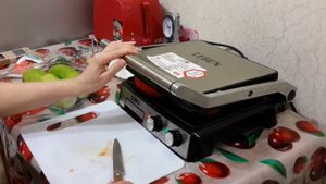 Тестирование электрогриля LEBEN на овощах. Первое мое блюдо приготовленное на электрогриле.