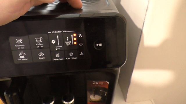 Настройка температуры и жесткости воды на кофемашине Philips 1220/1200 series