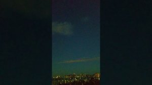 Полёт МКС  над Москвой 22 мая 2020