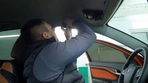 Установка очечника на Lada Vesta