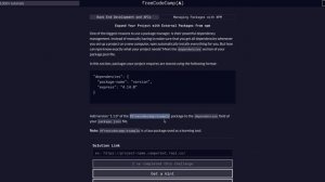 06 Expand Your Project with External Packages from npm - FreeCodeCamp - Backend Dev & APIs - NPM