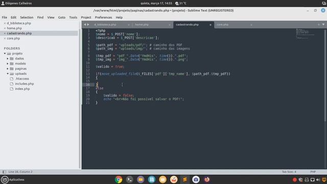 Criando um projeto PHP Simples [parte 12] смотреть онлайн