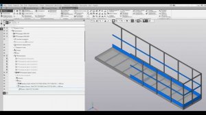 Параметризация в Компас 3D. Сборка площадок и лестниц
