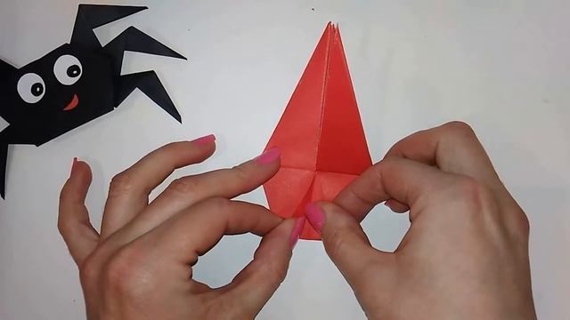 ОРИГАМИ ПАУК ИЗ БУМАГИ НА ХЭЛЛОУИН / DIY HALLOWEEN / ORIGAMI SPIDER смотреть онлайн